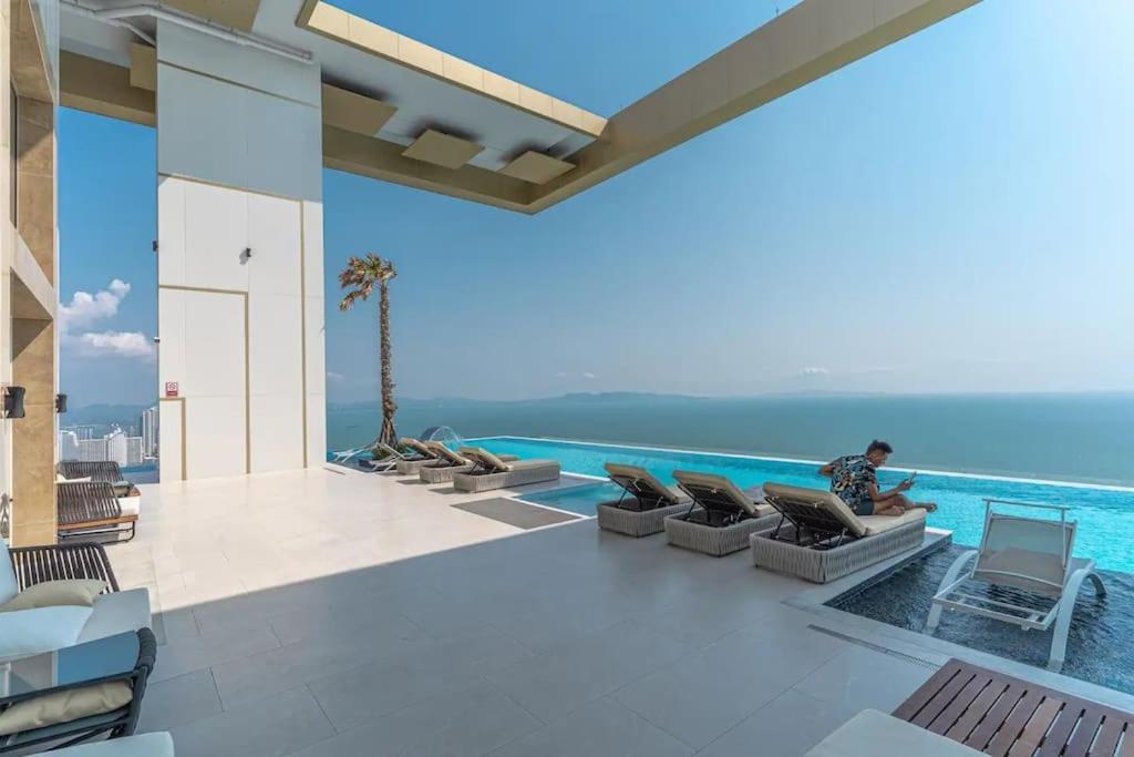 Sea View 5 Star Facilities Luxury Stay At Pattaya Jomtien Exterior foto