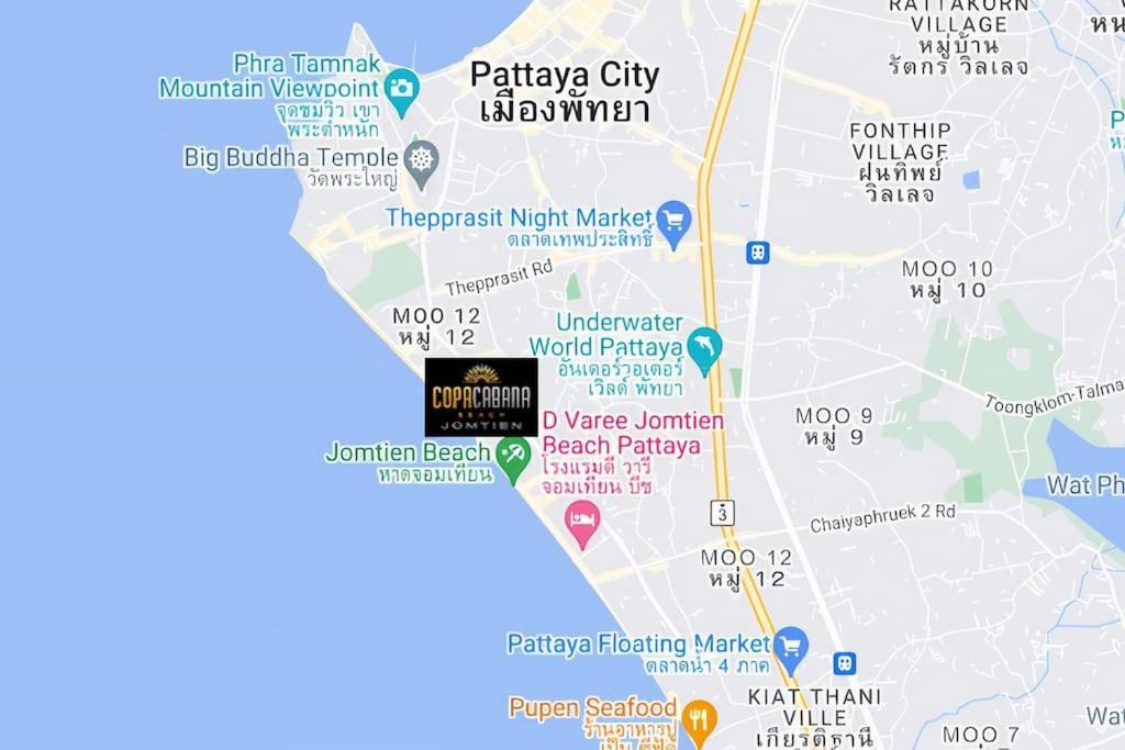 Sea View 5 Star Facilities Luxury Stay At Pattaya Jomtien Exterior foto